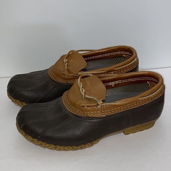 L.L Bean Duck Boots Men's Loafer Style Bean Boots Size 7 - Picture 4 of 10